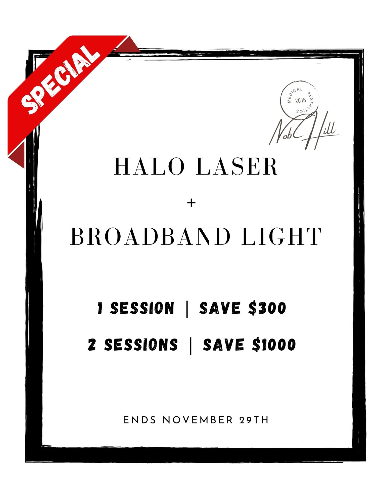 Black Friday Sale: Halo Laser