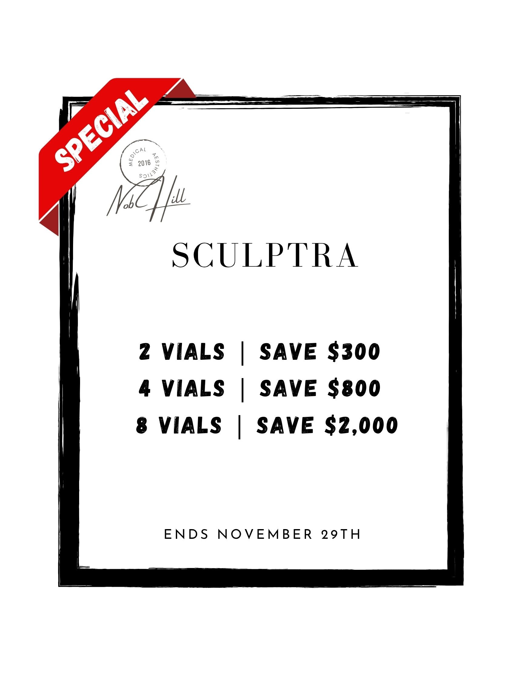 Black Friday Sale: Sculptra